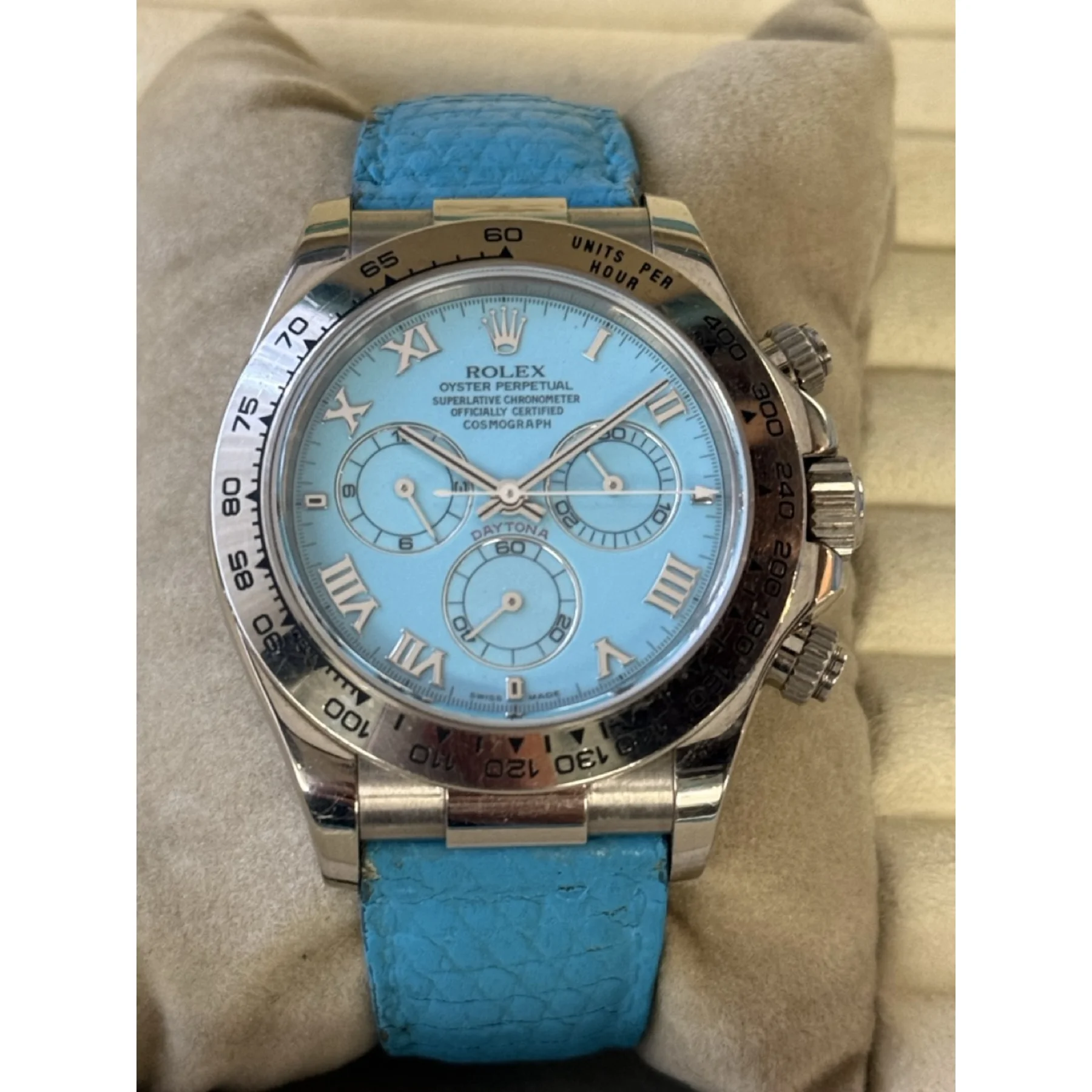 Daytona Beach Türkis 116519 – Originalbox & Papiere · Foto 1